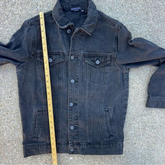 Betty Boop Black Trucker Jean Jacket XS - Picture 7 of 8